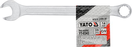 Yato klucz płasko-oczkowy 14mm YT-0343