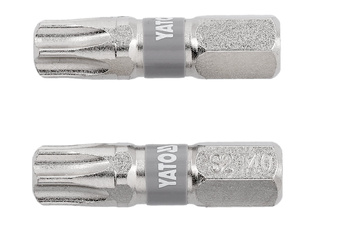 Yato bity 1/4"x25mm T40 Ni 2 sztuki YT-78016