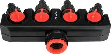 Yato przyłącze kranowe rozdzielacz z 4 wyjściami 3/4"-1" YT-89103