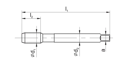 Fanar gwintownik DIN 376 M10 C-R40 HSSE 800 D2-511101-0100