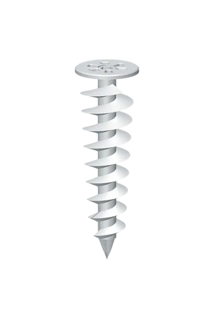 Wkręt spiralny tworzywowy do mocowania lekkich elementów WK-DS 85mm