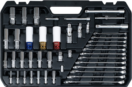 Yato zestaw narzędziowy 1/4" 3/8" 1/2" YT-38850