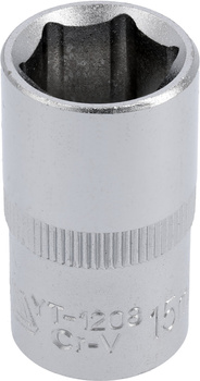 Yato nasadka krótka CV 6-kątna 1/2" 15mm YT-1208