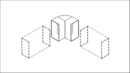 Dospel łącznik kolano pionowe płaskie D/KPI 110x55 007-0222