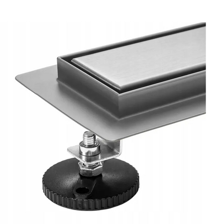 REA odpływ liniowy NEOX PRO stal szczotkowana odwracalny 2w1 70cm G5808