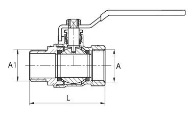 Diamond kurek kulowy 3/4" Standard z dławicą ART.2461-20.WZ