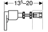 Geberit wsporniki dystansowe Duofix 111815001