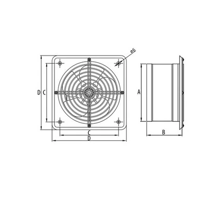 Dospel wentylator przemysłowy WBS 315 007-0341A