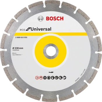 Bosch diamentowa tarcza tnąca ECO for Universal 230mm 2608615031
