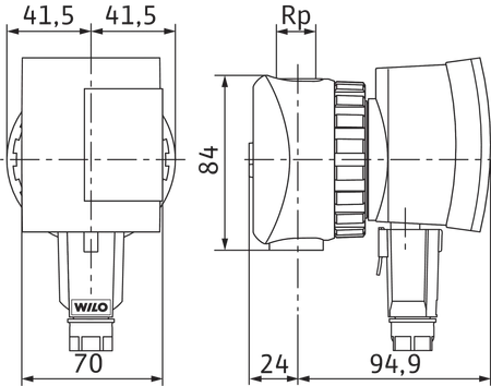 Wilo pompa cyrkulacyjna do C.W.U. Star-Z Nova 4132760