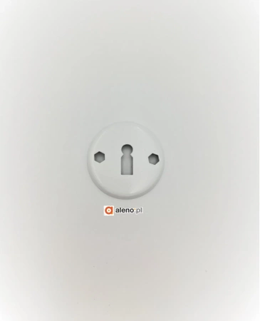 Szyld drzwiowy klucz wkładka biały brązowy czarny