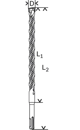 Bosch wiertło do młotów SDS-Plus-5 8x550x615mm 2608596183