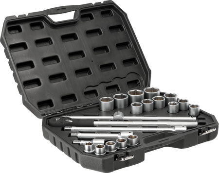 Yato zestaw narzędziowy 3/4" 21-elementowy YT-13351