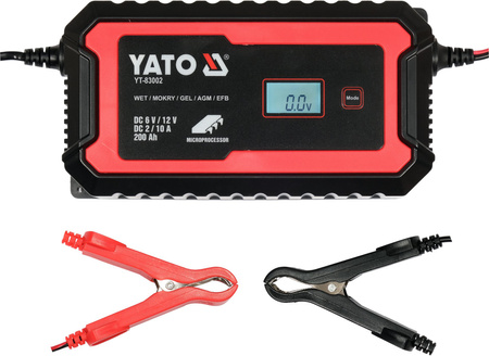 Yato prostownik elektroniczny 6V/2A 12V/10A YT-83002