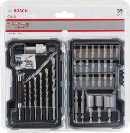 Bosch zestaw wierteł i bitów Pro-Mix Concrete do betonu 35-elementowy 2607017326