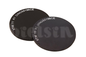 Bielsin szkło ochronne do okularów fi50 czarne DIN5 361/A-I