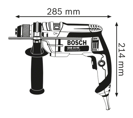Bosch wiertarka udarowa GSB 16 RE 060114E500