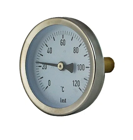 Termometr tarczowy okrągły TB 63 z trzpieniem 1/2" 4837