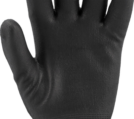 Yato rękawice robocze czarne nylon/pu rozmiar 9 YT-74729
