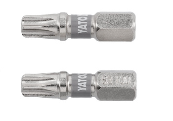 Yato bity 1/4"x25mm T30 Ni 2 sztuki YT-78015