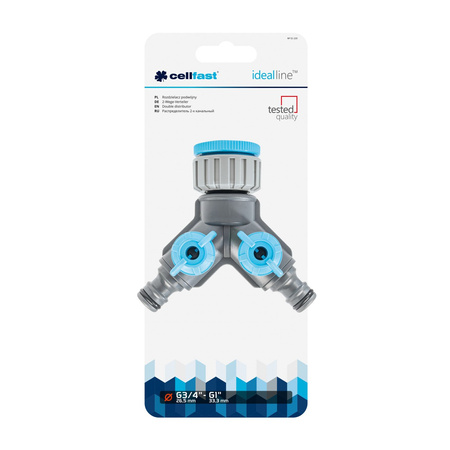 Cellfast rozdzielacz podwójny Ideal 52-220