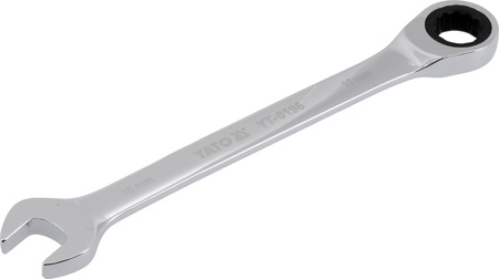 Yato klucze płasko-oczkowe z grzechotką 15mm YT-0196