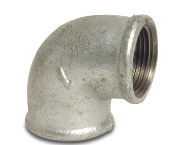 Profec kolano redukcyjne 90 stopni GW 3/4"x1/2" żeliwo ocynkowane 1009020