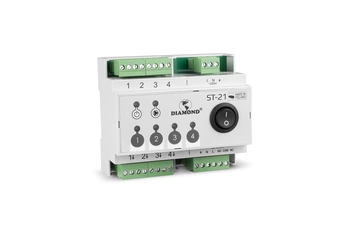 Diamond przewodowa listwa sterująca siłownikami ogrzewania podłogowego 4-strefowa ST-21