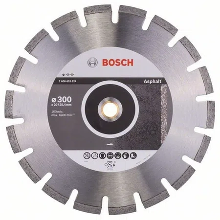 Bosch tarcza diamentowa Standard for Asphalt 300x2,8x20/25,40mm 2608602624