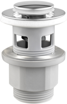 KFA Armatura spust klik-klak tworzywowy z przelewem chrom  660-356-00