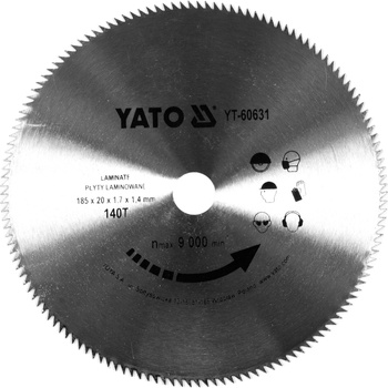 Yato tarcza do paneli 185x140Tx20mm YT-60631