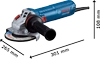 Bosch szlifierka kątowa GWS 12-125 S 06013A6020