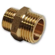 Nypel redukcyjny 3/8x1/4'' mosiądz