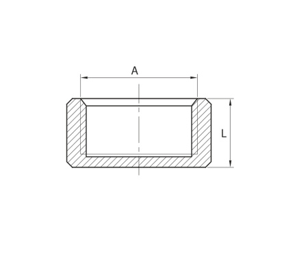 Diamond zaślepka mosiężna GW 1/2" chrom RR.524.15.CH