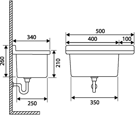 Diamond komora gospodarcza 50x34x21cm marmurkowy