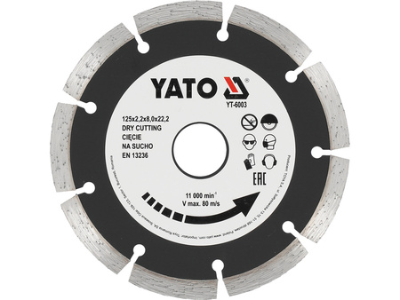 Yato tarcza diamentowa segmentowa 125mm YT-6003