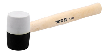 Yato młotek gumowy z drewnianym trzonkiem 340g YT-4601