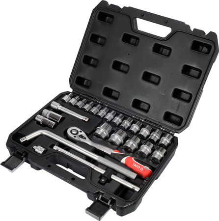 Yato zestaw narzędziowy 1/2" L 25-elementowy YT-38741