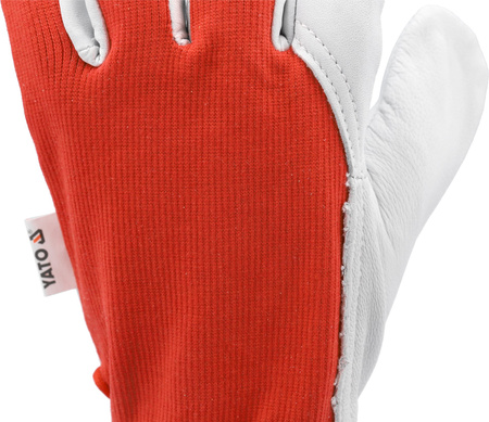 Yato rękawice robocze skórzane rozmiar 10 YT-74642