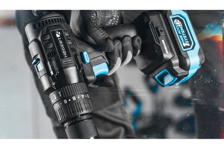 Hogert akumulatorowa wiertarko-wkrętarka udarowa 50Nm 18V HT2E221-0PD