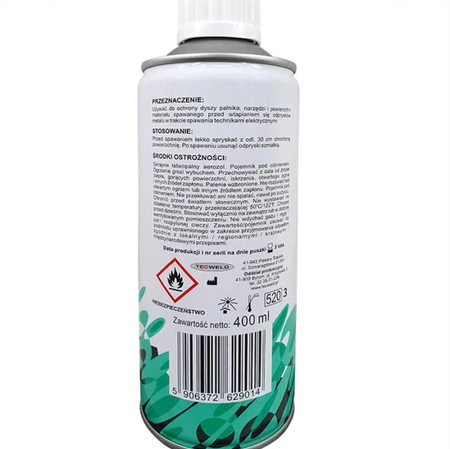 Tecweld preparat antyodpryskowy Spaw Mix 400ml