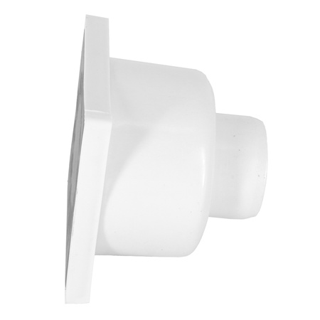 DES kratka kanalizacyjna fi 50 10x10 dolna metal biała 01.016.001