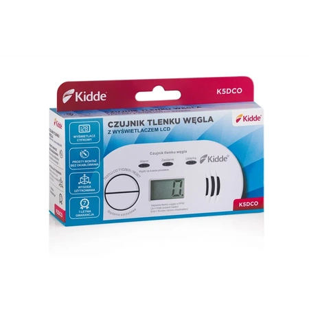 Kidde czujnik tlenku węgla z wyświetlaczem K5DCO