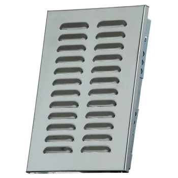 Dospel kratka metalowa ścienna na zewnątrz D/AK srebrna 140x140mm 007-1820