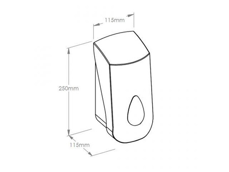 Merida dozownik do mydła w płynie Top 800ml DTN101