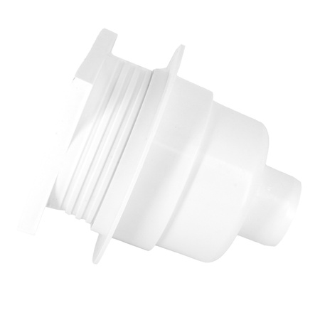 DES Group kratka kanalizacyjna regulowana fi50 10x10cm metal biała dolna