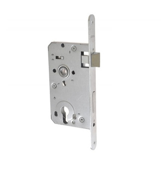 Jania zamek drzwiowy 72/55 mm na wkład prawy z dźwignią Z214