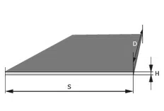 Blacha aluminiowa 1,0x1000x1000mm 1050A H24