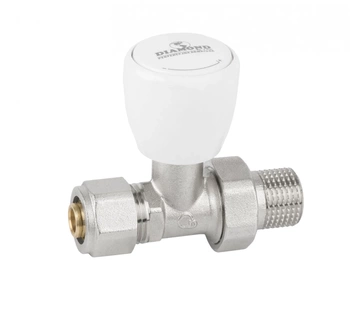 Diamond zawór grzejnikowy PEX prosty 1/2" ART-24-PEX-1/2X16