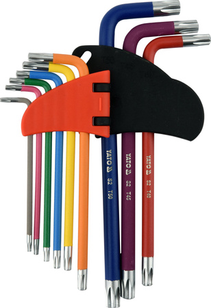 Yato zestaw kluczy trzpieniowych torx TR T10-T50 9-elementowy YT-05633